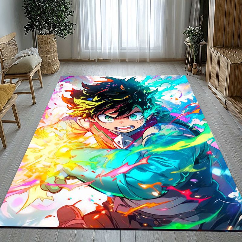 Outdoor Camping Anime - มายฮีโร่ อคาเดเมีย อนิเมะ การ์ตูน พรมปูพื้นห้องนั่งเล่นกันลื่น พรมนุ่มสำหรับห้องนอน