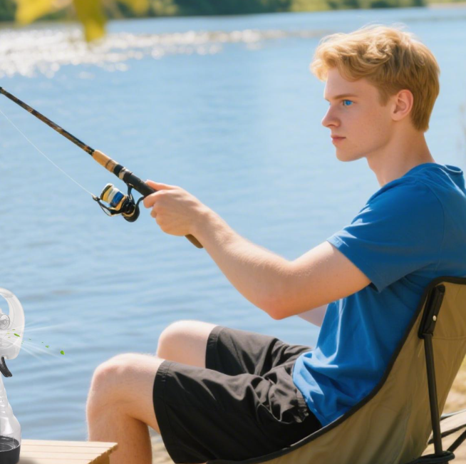 Outdoor Camping Water Tank - มือถือ Misting Fan Misting Camping พัดลมระบายความร้อนอุปกรณ์ถังน้ํา