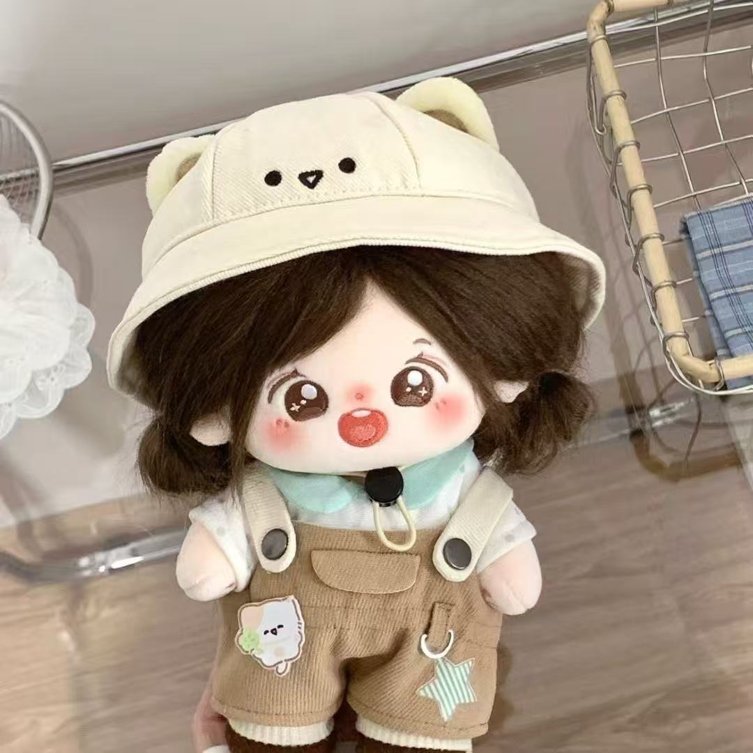Outdoor Camping Outfit - ชุดตุ๊กตาคุณภาพสูงขนาด 20 ซม. ปี 2026 ชุดน่ารักสไตล์แคทแคปปิ้งสำหรับตุ๊กตาผ้าฝ้าย