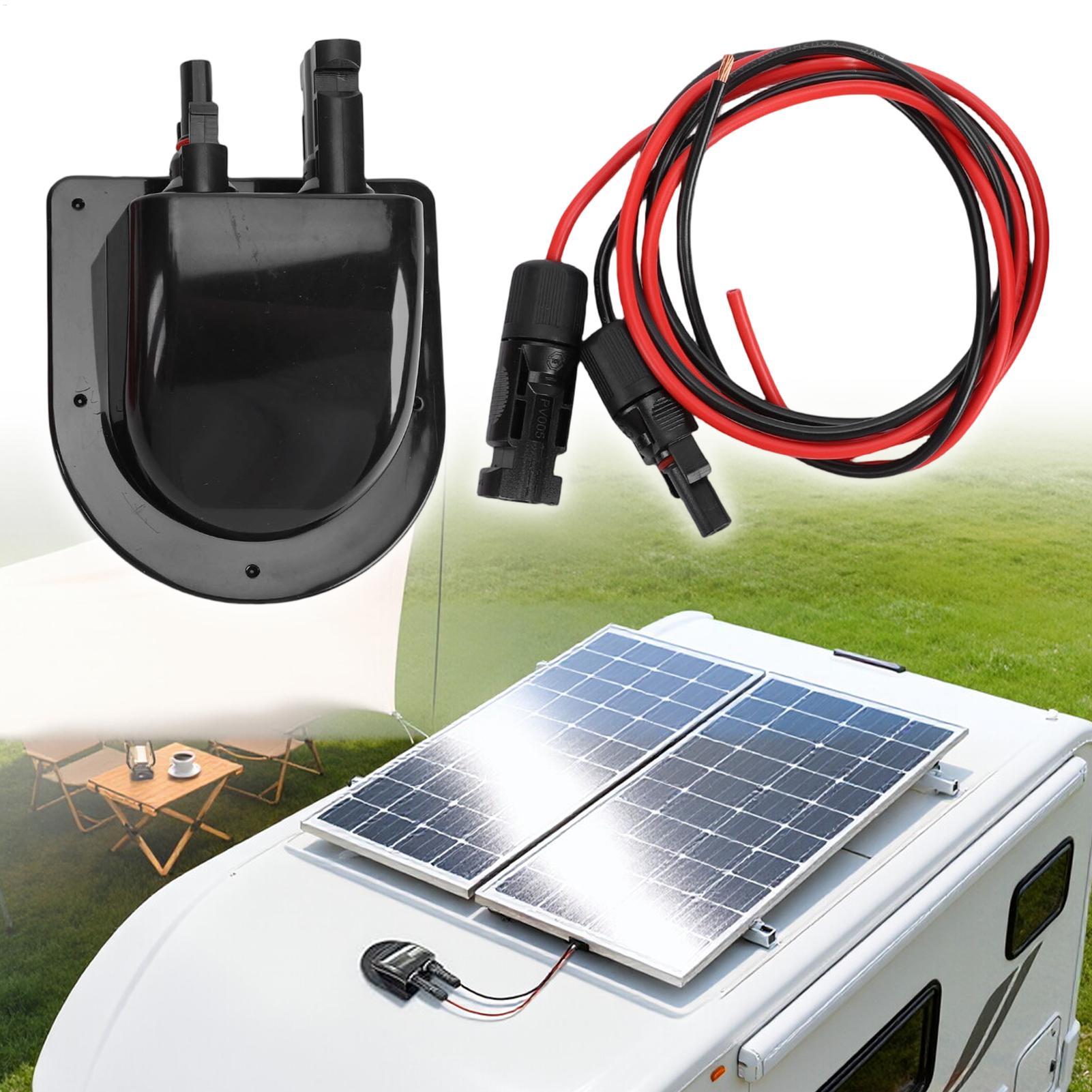 Outdoor Camping Trailer - ตัวเชื่อมต่อสายเคเบิลโซลาร์เซลล์แบบกันน้ำ สำหรับเรือ ยอชท์ รถพ่วง รถบ้าน หลังคา