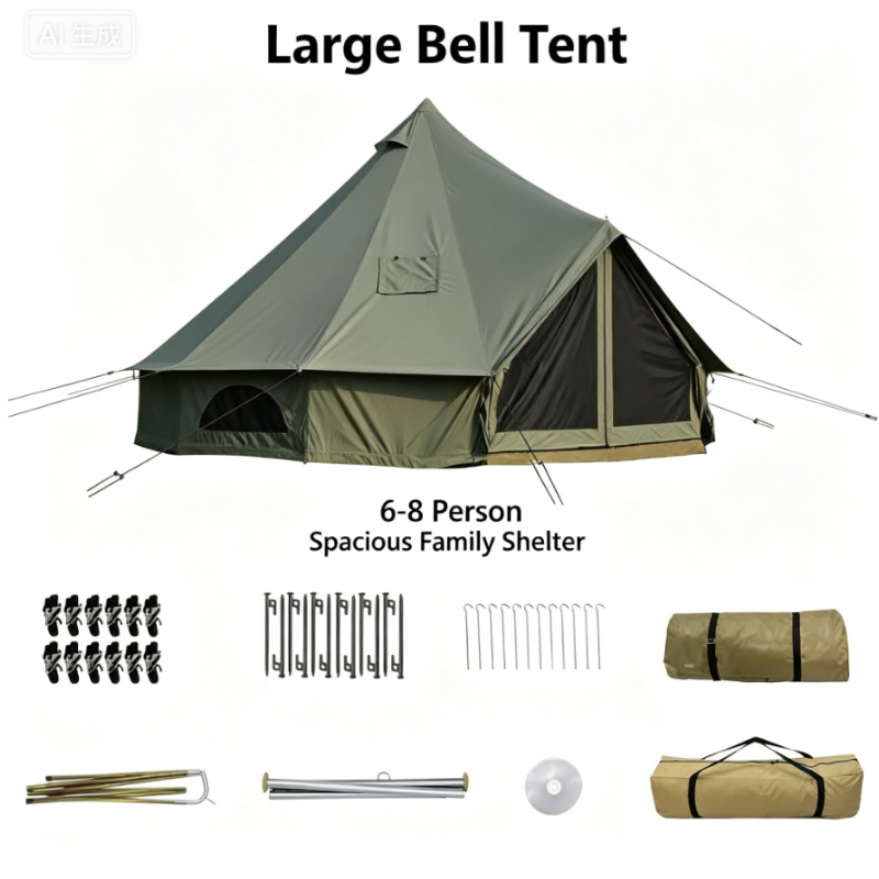 เต็นท์ทรงปิรามิดผ้าอ็อกซ์ฟอร์ด - Outdoor Yurt Camping บทวิจารณ์และราคา