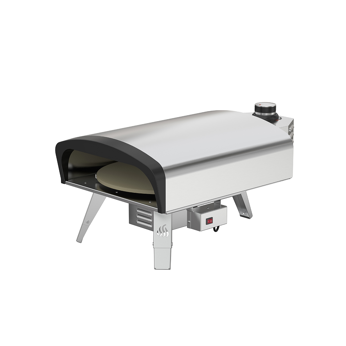 เตาอบพิซซ่าแบบใช้หินสำหรับตั้ง - Outdoor Indoor Camping บทวิจารณ์และราคา