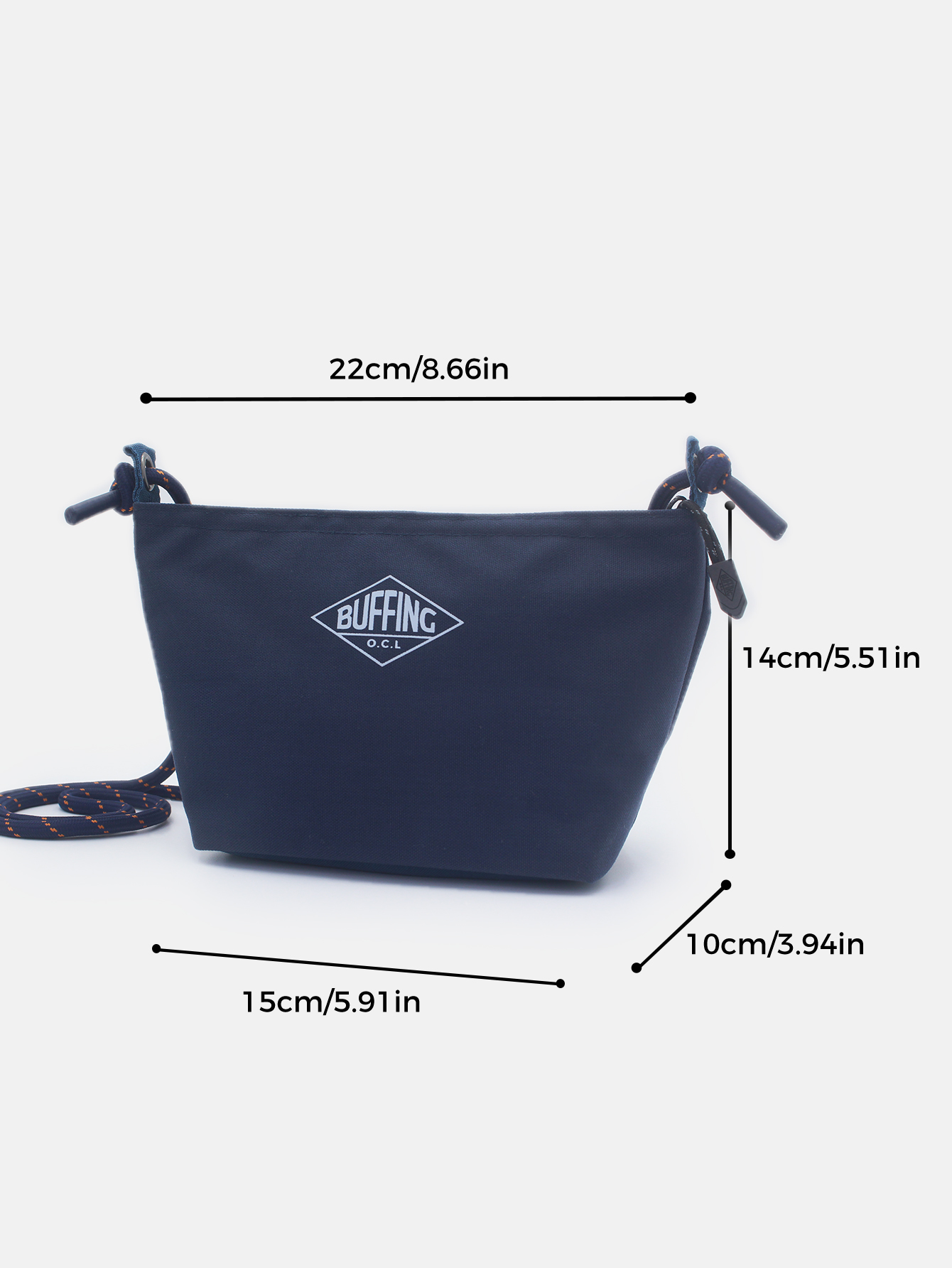 กระเป๋าสะพายข้างสีน้ำเงินเข้ม  - Japanese Outdoor Camping Brand บทวิจารณ์และราคา