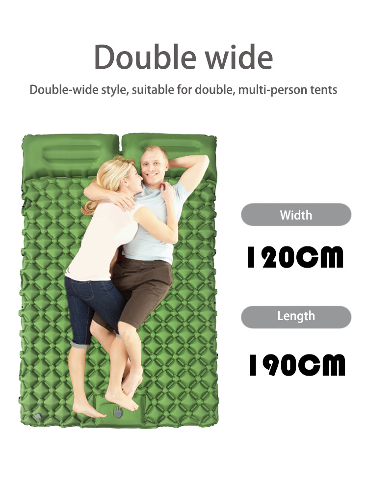 ที่นอนเป่าลมสำหรับตั้งแคมป์พร้ - Outdoor Inflatable Camping Tent With Air Pump บทวิจารณ์และราคา