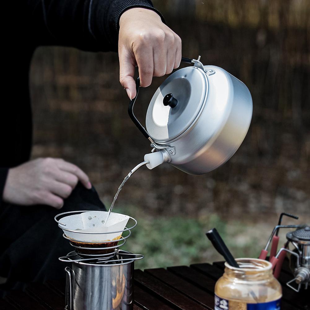 กาต้มน้ำแบบพกพาสำหรับใช้งานกลา - Outdoor Camping Youtube บทวิจารณ์และราคา