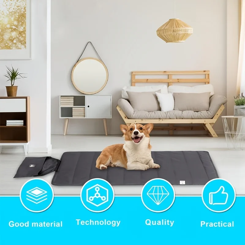 แผ่นรองสัตว์เลี้ยงพับได้ขนาด 1 - Outdoor Indoor Camping บทวิจารณ์และราคา