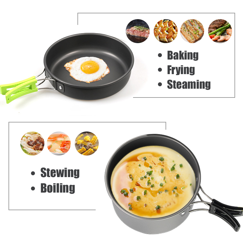 WESTTUNE ชุดเครื่องครัวตั้งแคม - Outdoor Camping Outfit บทวิจารณ์และราคา