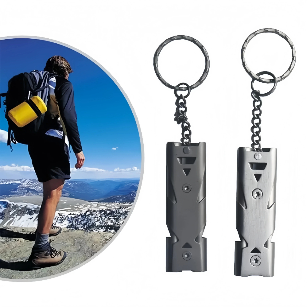 นกหวีดฉุกเฉินแบบท่อคู่เสียงดัง - Outdoor Camping Youtube บทวิจารณ์และราคา