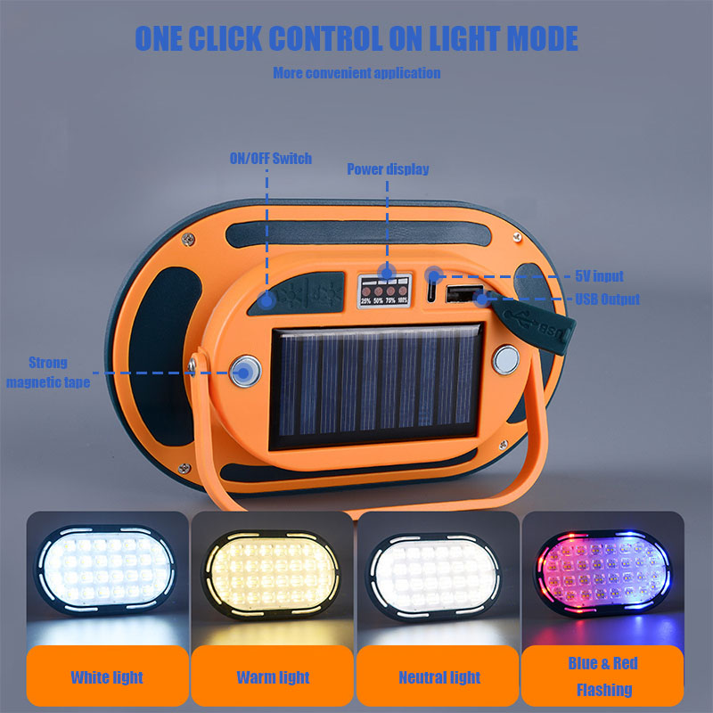 ไฟฉายสปอร์ตไลท์พลังงานแสงอาทิต - Outdoor Camping Youtube บทวิจารณ์และราคา