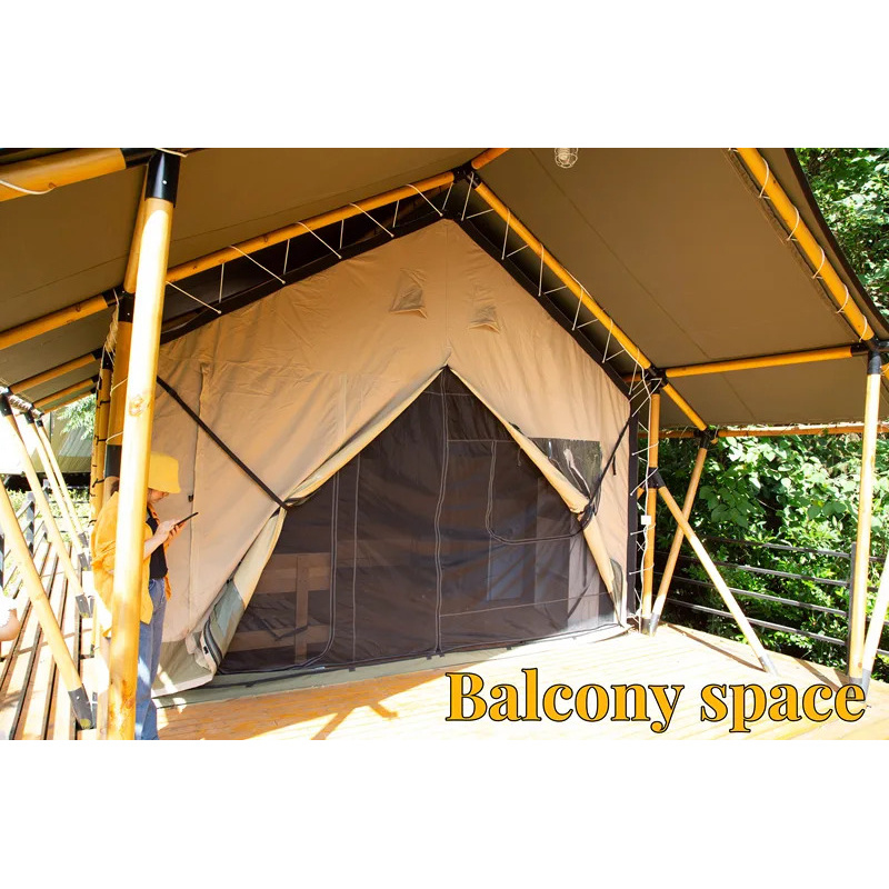 เต็นท์แคมป์ปิ้งซาฟารีกลางแจ้งข - Outdoor Yurt Camping บทวิจารณ์และราคา