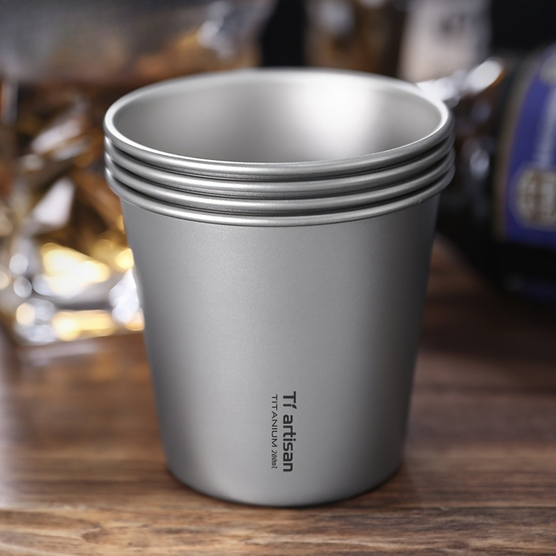 200 มล. ไทเทเนียม แก้วน้ำสำหรั - Camping Quiet บทวิจารณ์และราคา