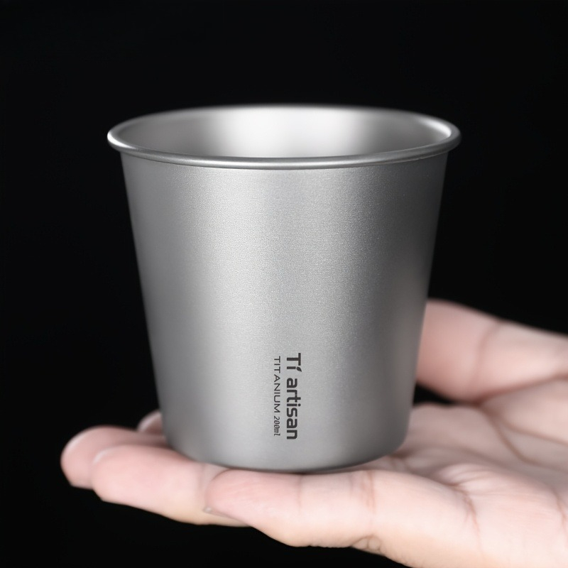 200 มล. ไทเทเนียม แก้วน้ำสำหรั - Camping Quiet บทวิจารณ์และราคา