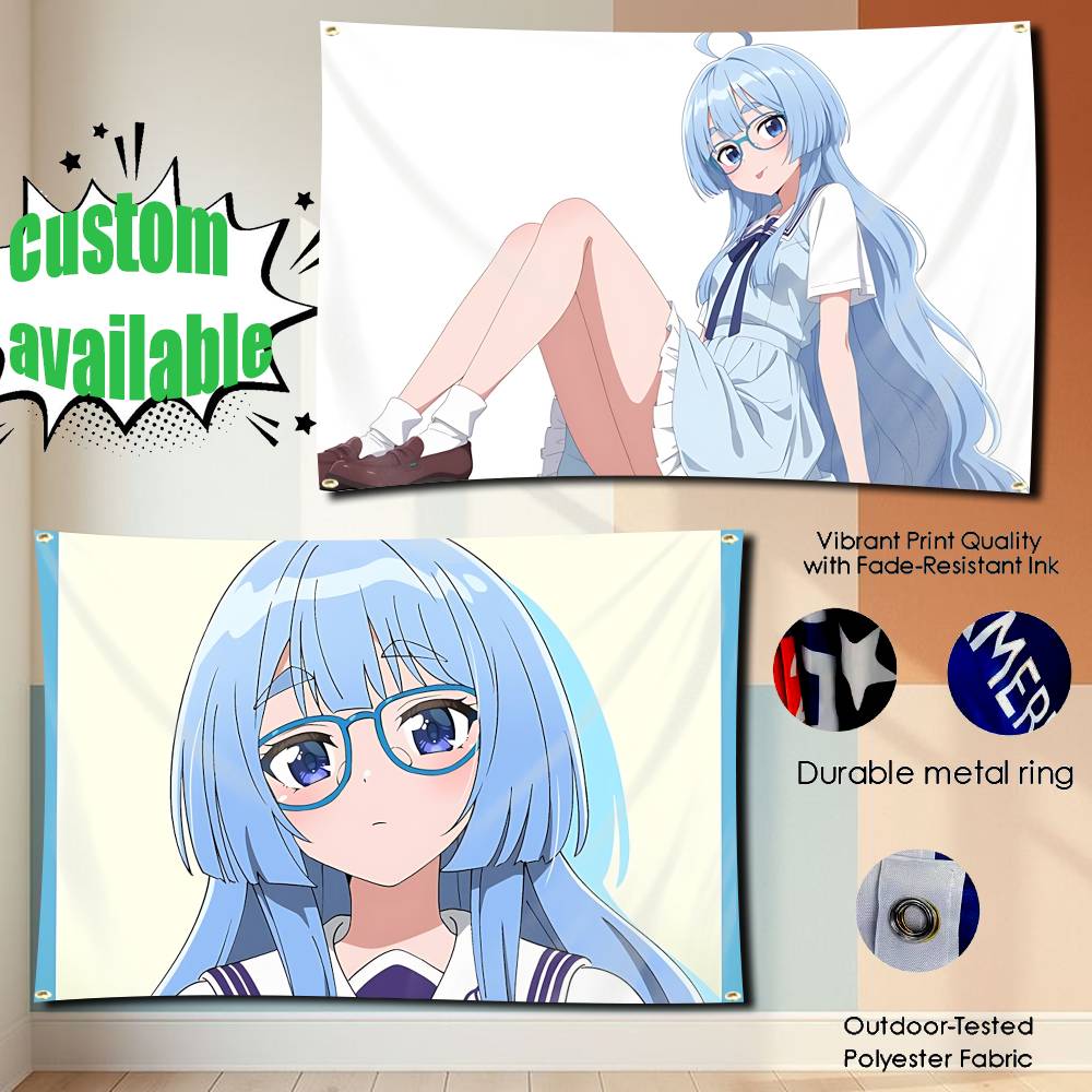 พรมแขวนผนังลายธงครอบครัวอาราตะ - Outdoor Camping Anime บทวิจารณ์และราคา