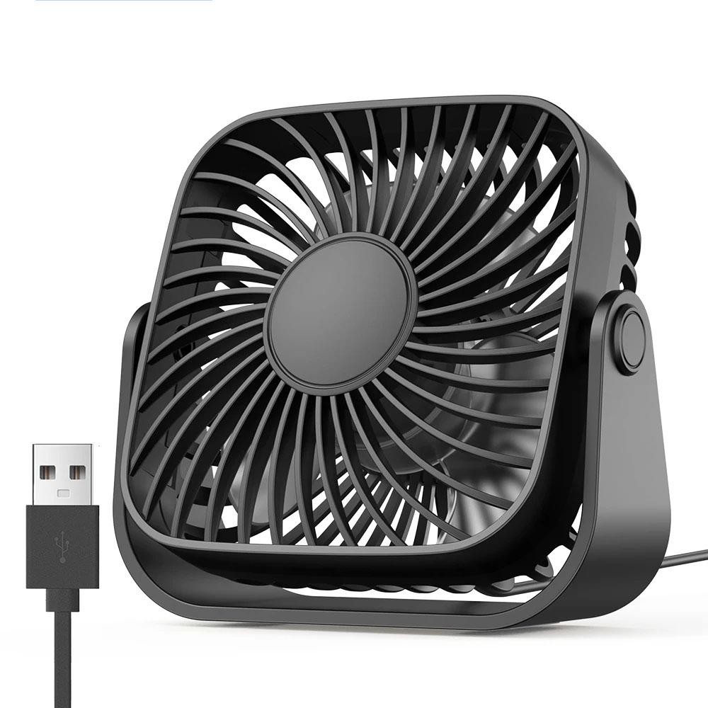 พัดลมพกพาขนาดเล็ก USB 4 นิ้วสำ - Camping Quiet บทวิจารณ์และราคา