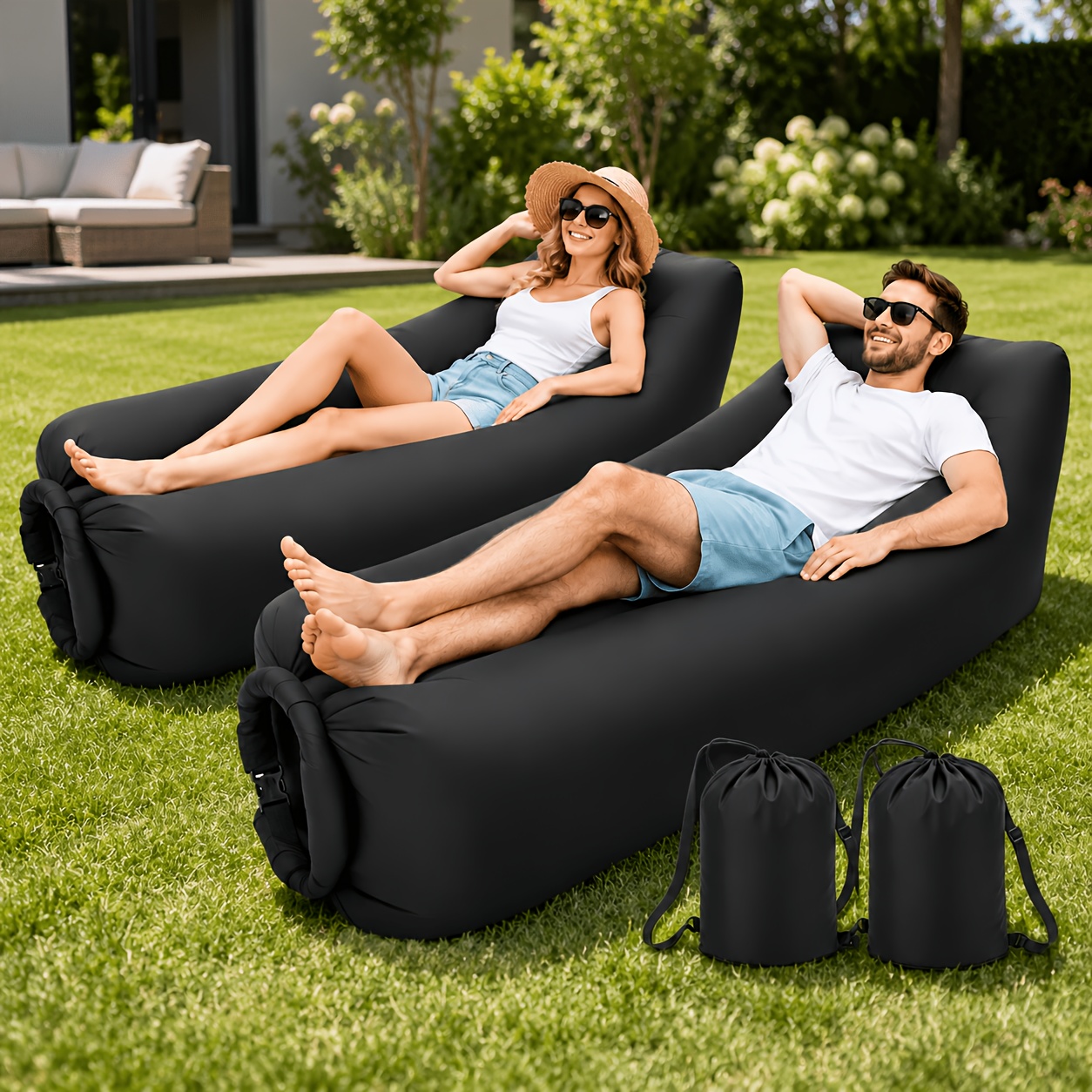 ชุดโซฟาเป่าลม 4-in-1 – เก้าอี้ - Outdoor Camping Outfit บทวิจารณ์และราคา