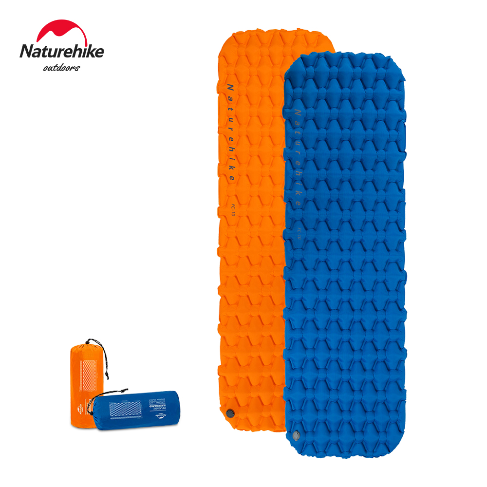 Naturehike ที่นอนเป่าลมที่นอนแ - Outdoor Inflatable Camping Tent With Air Pump บทวิจารณ์และราคา