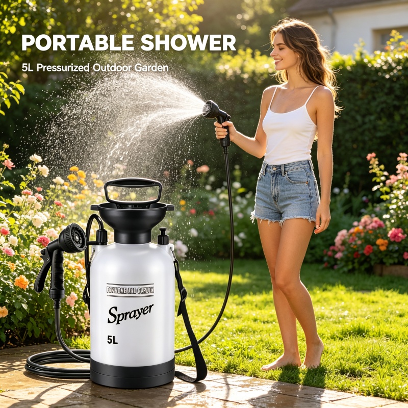 ขวดสเปรย์ฉีดน้ำแบบพกพา 5 ลิตร  - Outdoor Camping Water Tank บทวิจารณ์และราคา