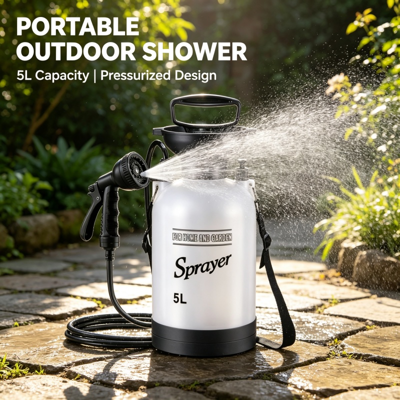 ขวดสเปรย์ฉีดน้ำแบบพกพา 5 ลิตร  - Outdoor Camping Water Tank บทวิจารณ์และราคา